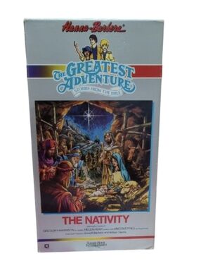 ✨ Vintage VHS: The Nativity (1987) – Hanna-Barbera Biblical Classic ✨